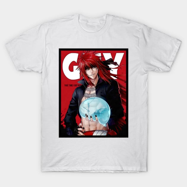 Guy Red Comic T-Shirt by beataamberd7